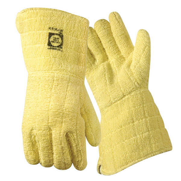 Wells Lamont 636KCL Jomac® Kevlar® Cotton-Lined Heat Gloves w/ Gauntlet Cuffs 